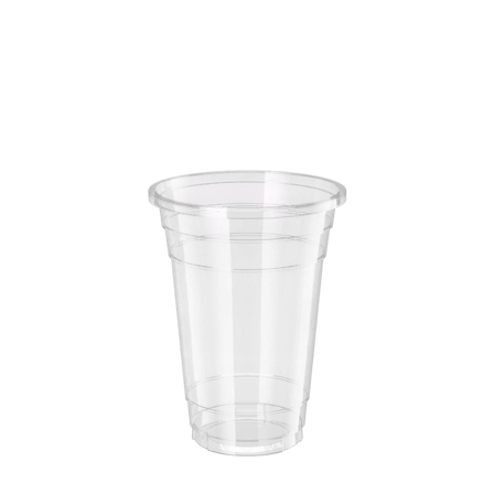 16 oz. Clear PET Plastic Cold Cups - (1000/Case)