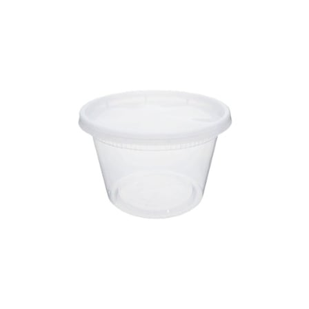 16 Ounces Clear Round PP Plastic Deli Container with Lid for Meal Prep & Food Storage.jpg