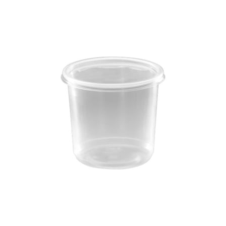 16 Ounces Microwavable PP Plastic Clear Round Deli Container.jpg