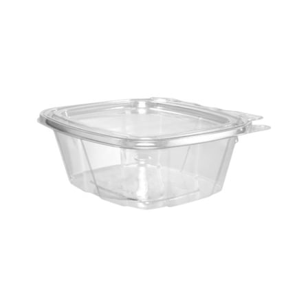 16 oz PET Plastic Tamper-Evident Food Container with Hinged Lid.jpg
