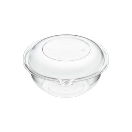 16 Ounce Round PET Plastic Tamper-Evident Bowl with Dome Lid.jpg