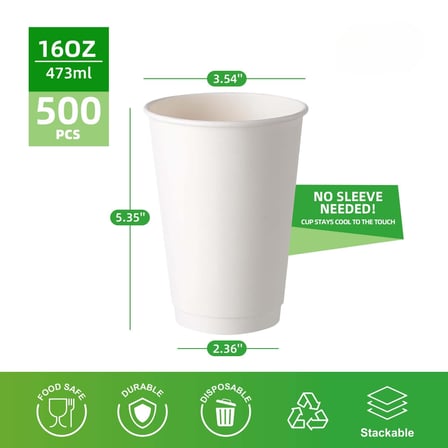16 oz. White double wall paper hot cup shown with dimensions.jpg