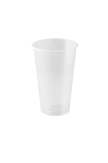 16 oz. Clear PP Plastic Injection Cold Cups 90 mm - (500/Case)