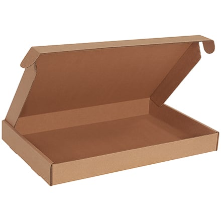 17 1/8 x 11 1/8 x 2" Kraft Deluxe Literature Mailers