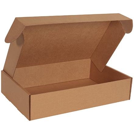 17 1/8 x 11 1/8 x 4" Kraft Deluxe Literature Mailers