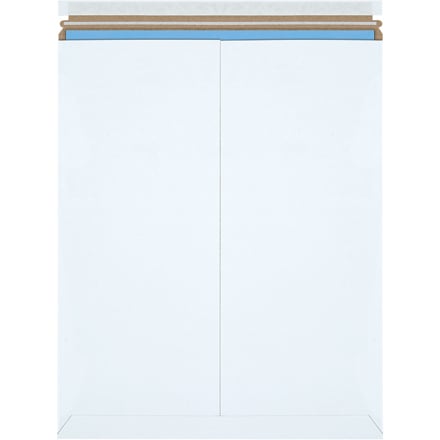 17 x 21" White Self-Seal Stayflats Plus® Mailers