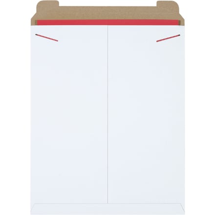17 x 21" White Stayflats® Mailers