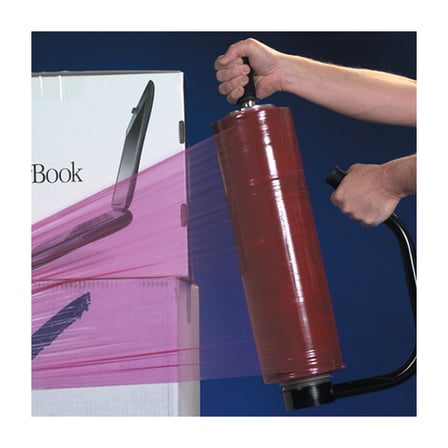 17" x 80 Gauge x 1500' Anti-Static Hand Stretch Film