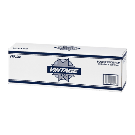 18 x 2000' Foodservice Cling Film with Serrated Cutter