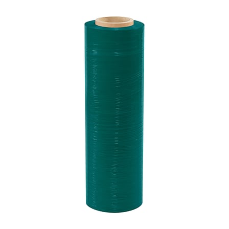 18" x 80 Gauge x 1500' Green Cast Hand Stretch Film