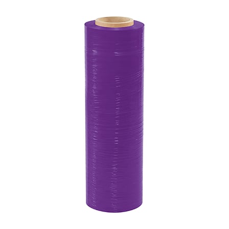 18" x 80 Gauge x 1500' Purple Cast Hand Stretch Film