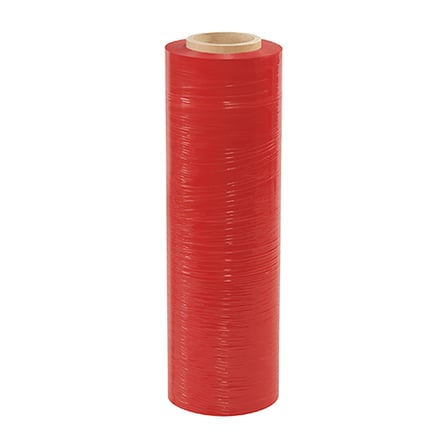18" x 80 Gauge x 1500' Red Cast Hand Stretch Film