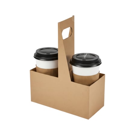 2-Cup 12-32 oz drink carrier with handle holding two white takeaway cups.jpg
