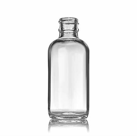 2 oz Boston Round Flint Glass 20-400