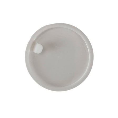 2 oz. Clear Glass 53-400 Straight Sided Round Jar with PP Black Lid and Sealing Disc Liner