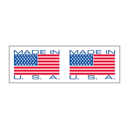 2" x 110 yds. - "Made In USA" (18 Pack) Messaged Carton Sealing Tape – 2.2 Mil