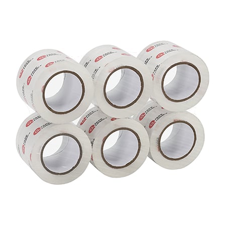 2" x 25 yds. Crystal Clear Tape – 2.6 Mil