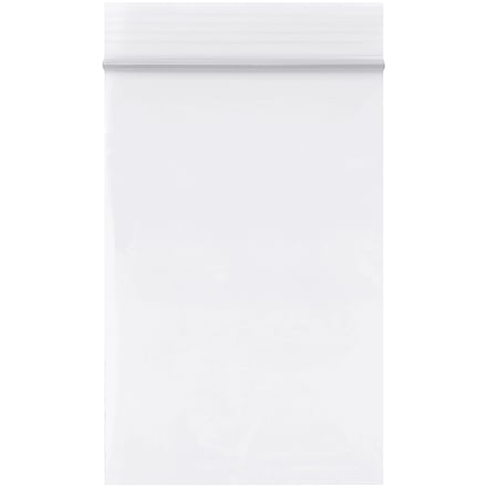 2 x 3" - 2 Mil White Reclosable Poly Bags