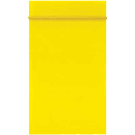 2 x 3" - 2 Mil Yellow Reclosable Poly Bags