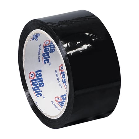 2" x 55 yds. Black Carton Sealing Tape – 2.2 Mil