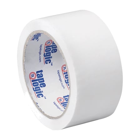 2" x 55 yds. White Carton Sealing Tape – 2.2 Mil