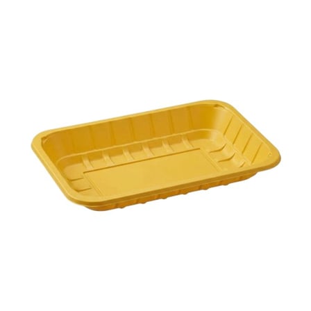 #2 Yellow PET Plastic Meat Tray.jpg