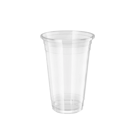 20 oz. Clear PET Plastic Cold Cups - (1000/Case)