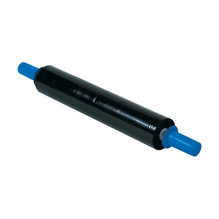 20" x 80 Gauge x 1000' Black Goodwrappers® Colored Cast Stretch Film