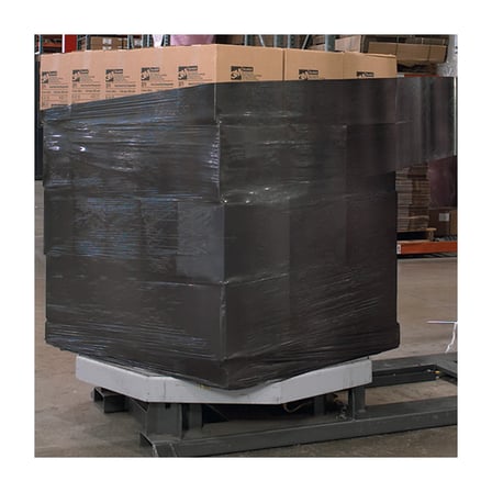 20" x 80 Gauge x 5000' Black Blown Machine Stretch Film