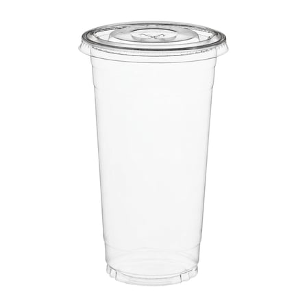 24 Ounces Clear PET Plastic Cold Cup with Flat Lid.jpg