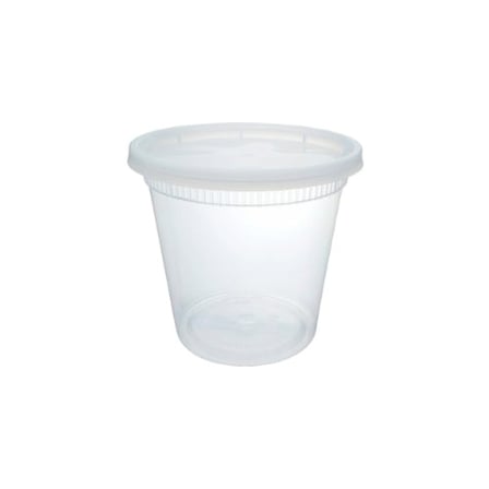24 Ounces Clear Round PP Plastic Deli Container with Lid for Meal Prep & Food Storage.jpg
