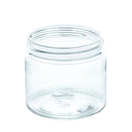 2oz PET Plastic Jar - Clear - 48-400(736/case)
