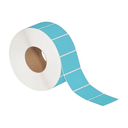3 x 2" Blue Thermal Transfer Labels