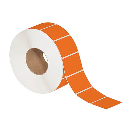 3 x 2" Orange Direct Thermal Labels