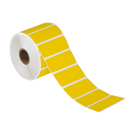 3 x 2" Yellow Desktop Direct Thermal Label