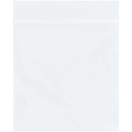 3 x 3" - 2 Mil White Reclosable Poly Bags