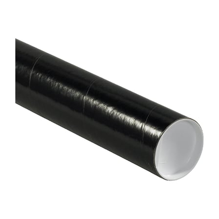 3 x 36" Black Tubes with Caps