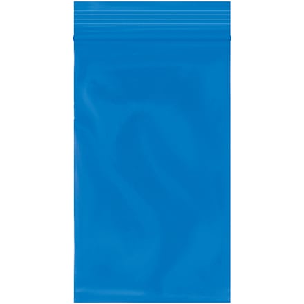 3 x 5" - 2 Mil Blue Reclosable Poly Bags