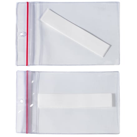 3 x 5" Super-Scan® Press-On Vinyl Envelopes - Reclosable