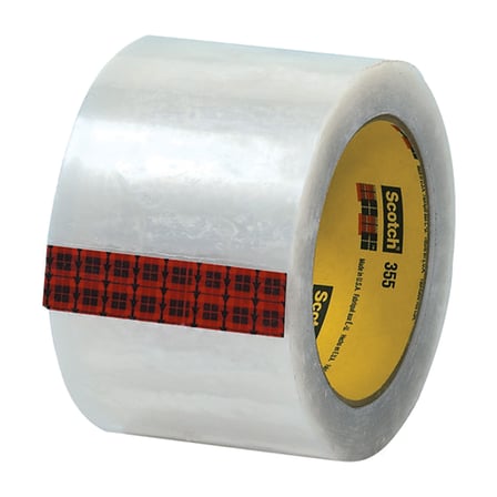 3" x 55 yds. Clear (6 Pack) Scotch® Box Sealing Tape 355 – 3.5 Mil