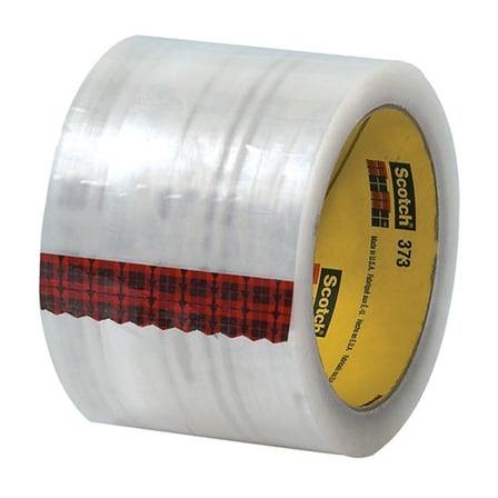 3" x 55 yds. Clear (6 Pack) Scotch® Box Sealing Tape 373 – 2.5 Mil