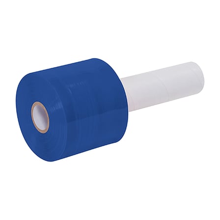 3" x 80 Gauge x 1000' Blue Extended Core Bundling Film