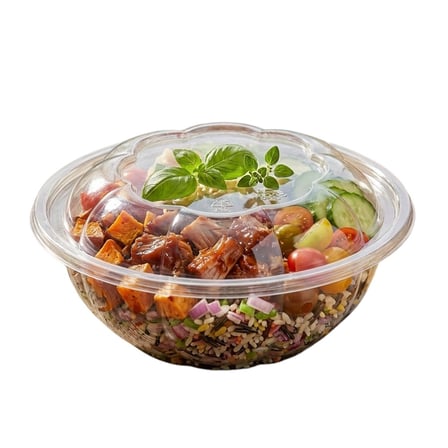 32 Ounce Clear Pet Bowl with Salad and Lid.jpg