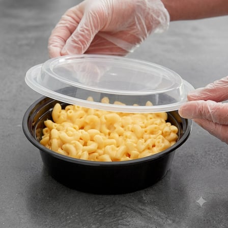 32 Ounce Black Round Microwavable Container With Food and Lid.jpg