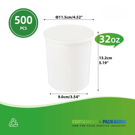 32 oz white paper soup container shown with dimensions.jpg