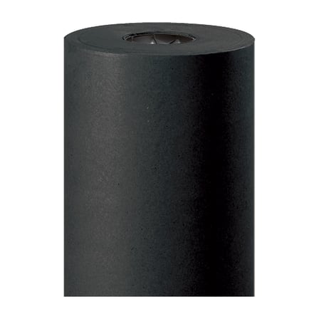 36" - 50 lb. Black Kraft Paper Rolls