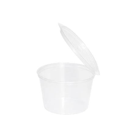 4 Ounces Clear PP Plastic Portion Cup with Hinged Lid.jpg