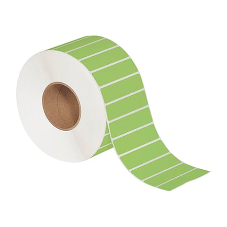 4 x 1" Green Direct Thermal Labels