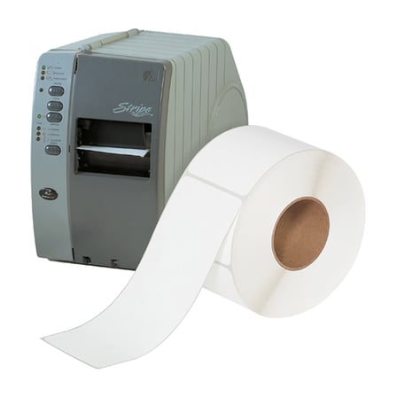 4 x 10" White Thermal Transfer Labels
