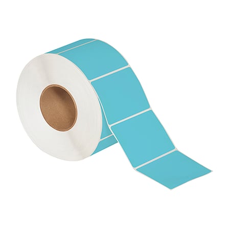 4 x 3" Blue Thermal Transfer Labels